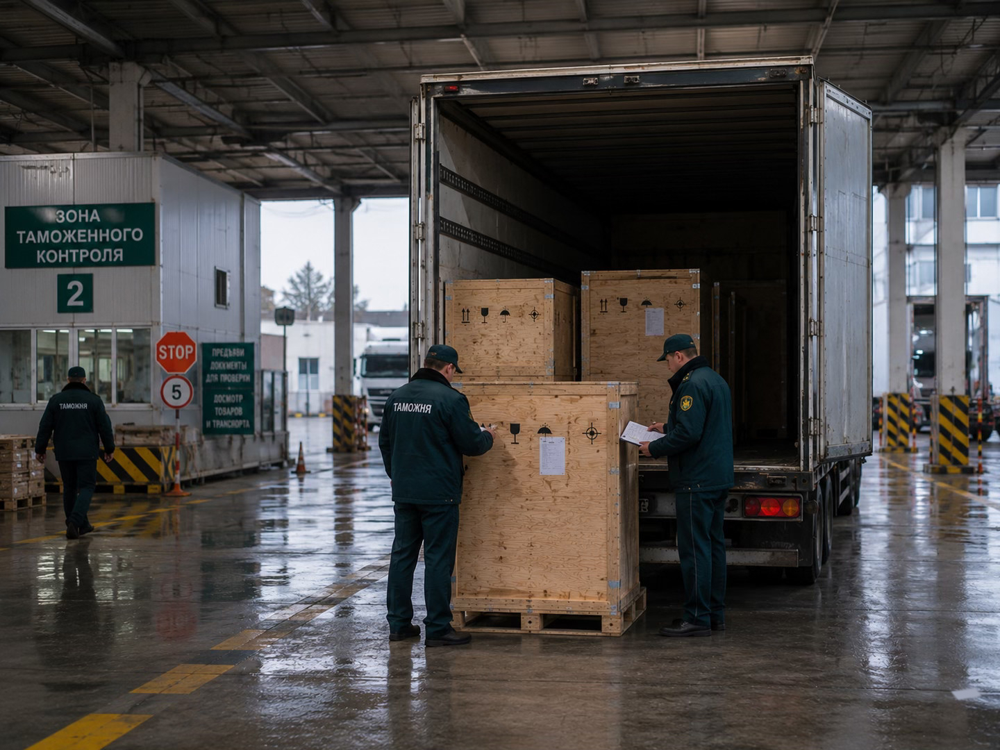 Таможенная проверка промышленного оборудования после прибытия груза в Россию